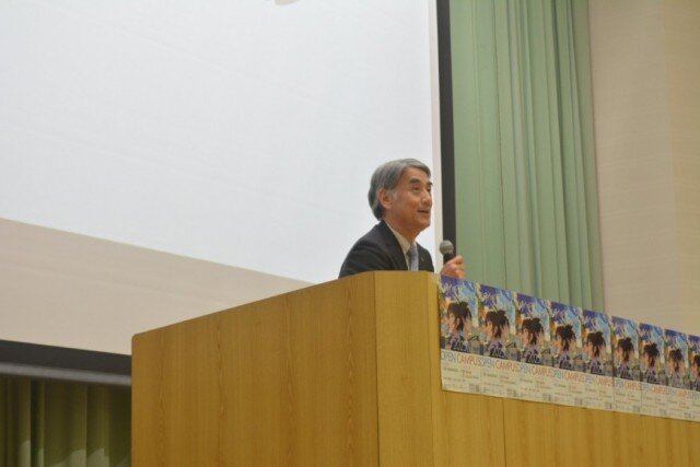 学長挨拶の様子