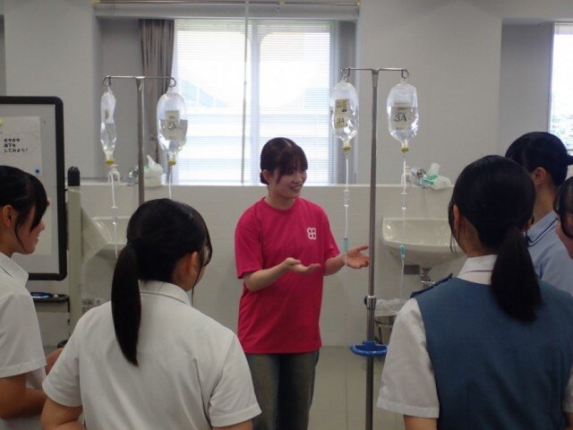 施設見学・看護体験の様子