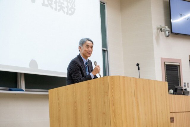 学長挨拶の様子