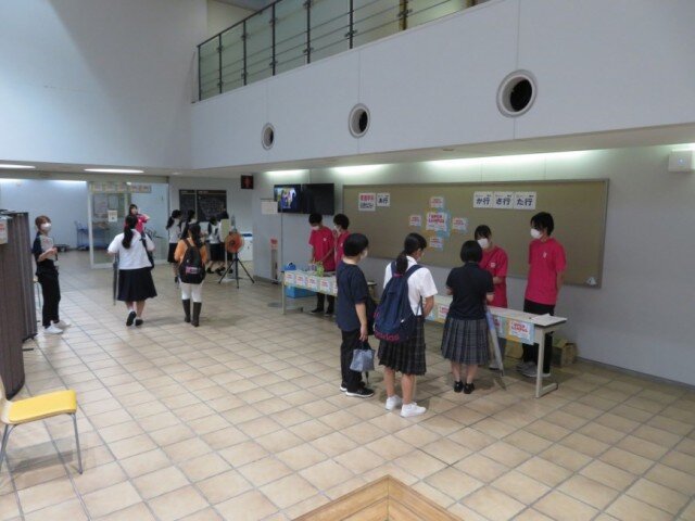 受付の様子