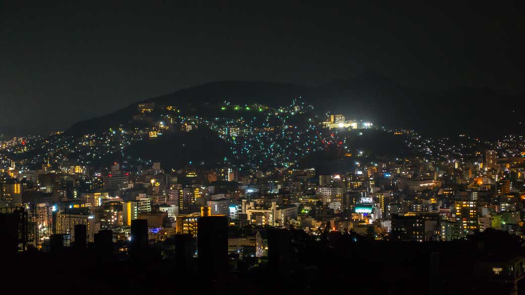 どんの山からの夜景